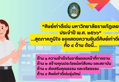 ขอแสดงความยินดีศิษย์เก่าดีเด่น ประจำปี พ.ศ.๒๕๖๖…